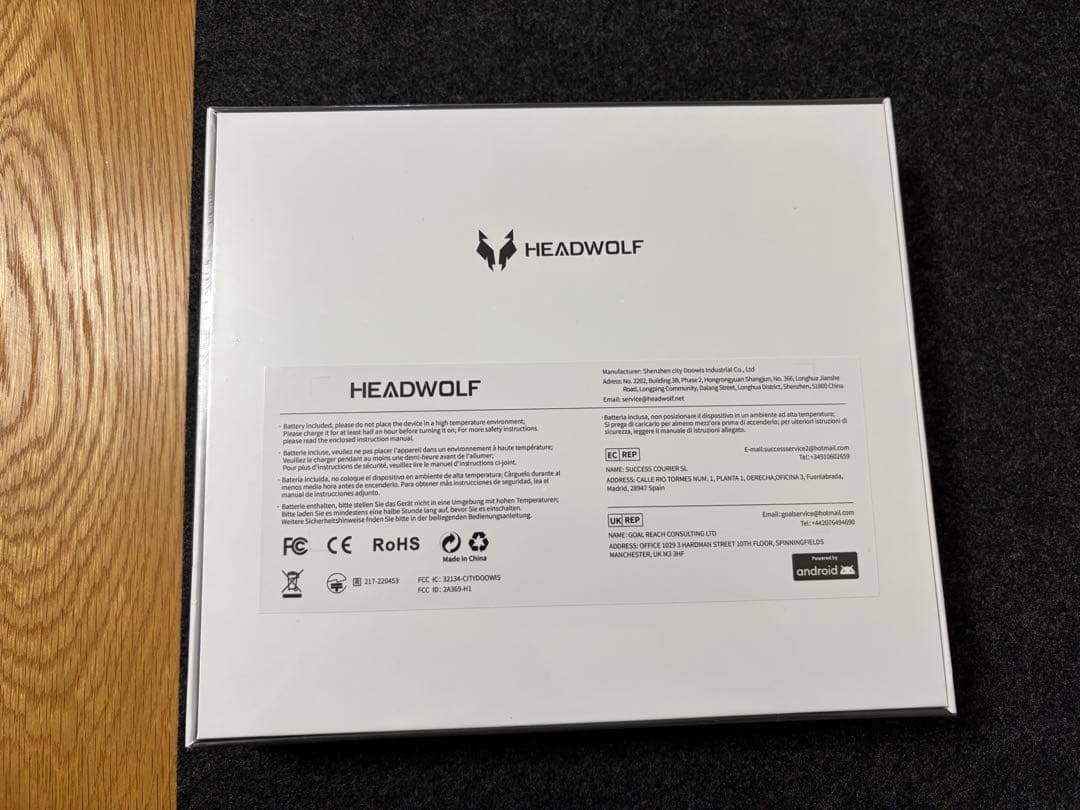 Headwolf Titan 1 8.8インチ タブレット 純正専用ケース付き