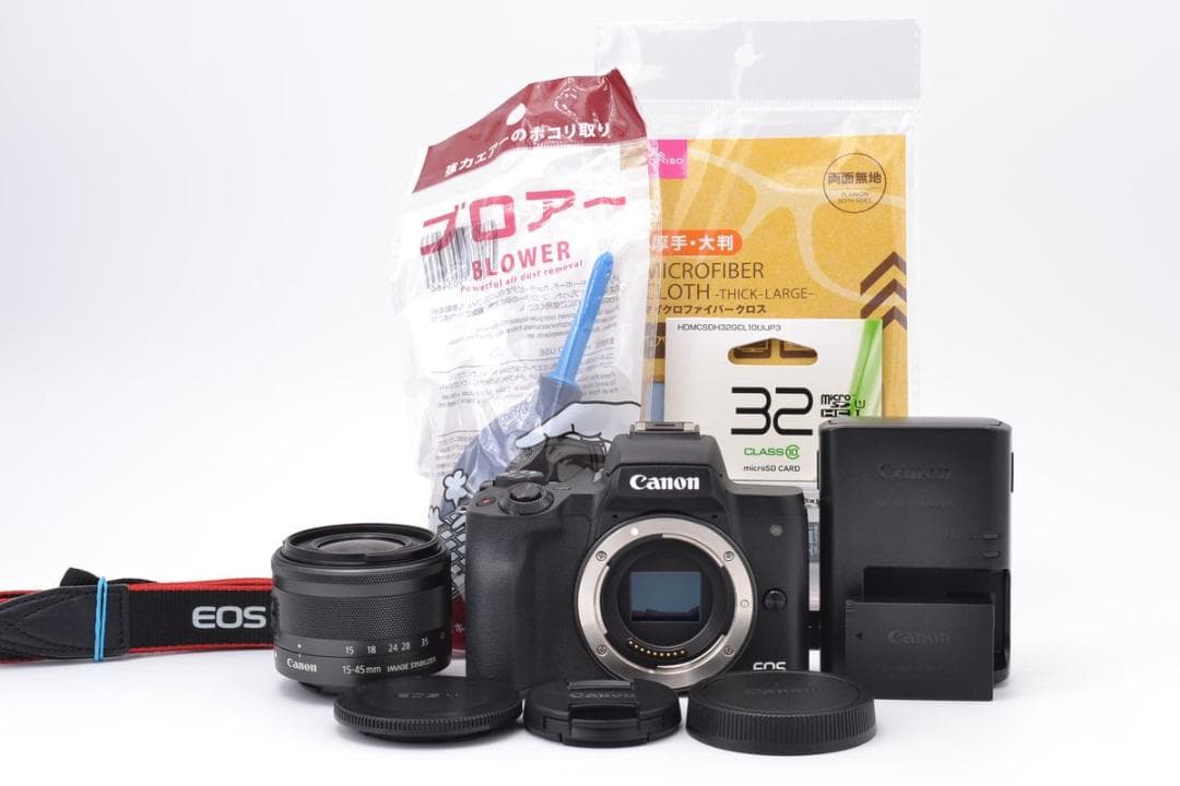 ■ 美品 ■ キャノン　Canon EOS Kiss M レンズキット