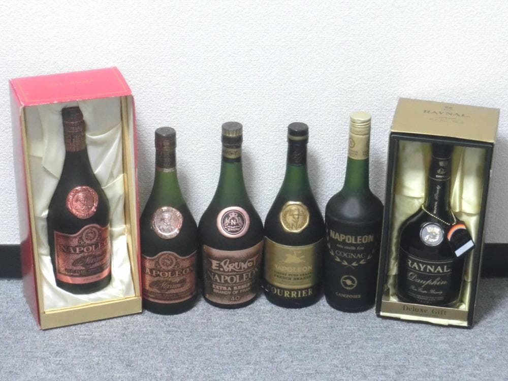 ナポレオン　ブランデー　６本　Maxime　CANONNIER　COURRIER