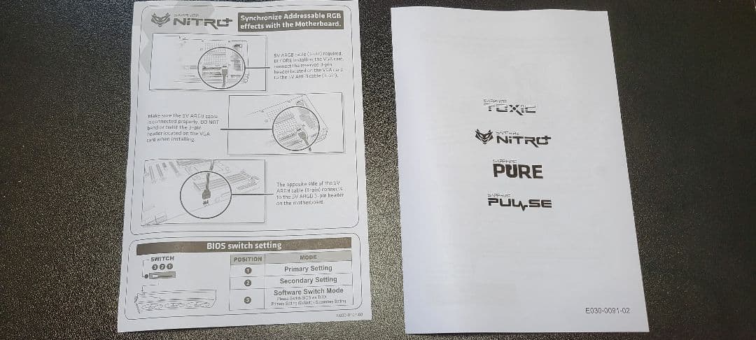 グラフィックボード・グラボ・ビデオカード RX7900GRE sapphire Nitro+