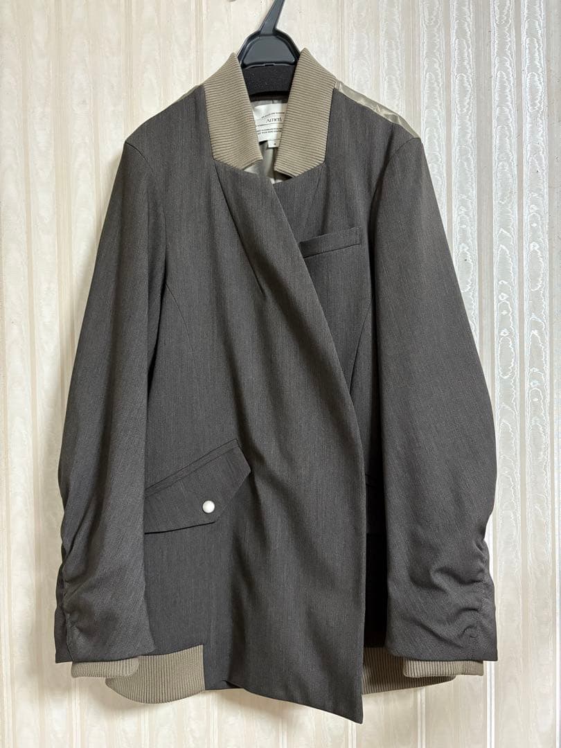 【新品】MILITARY DOCKING COLLARLESS JACKET