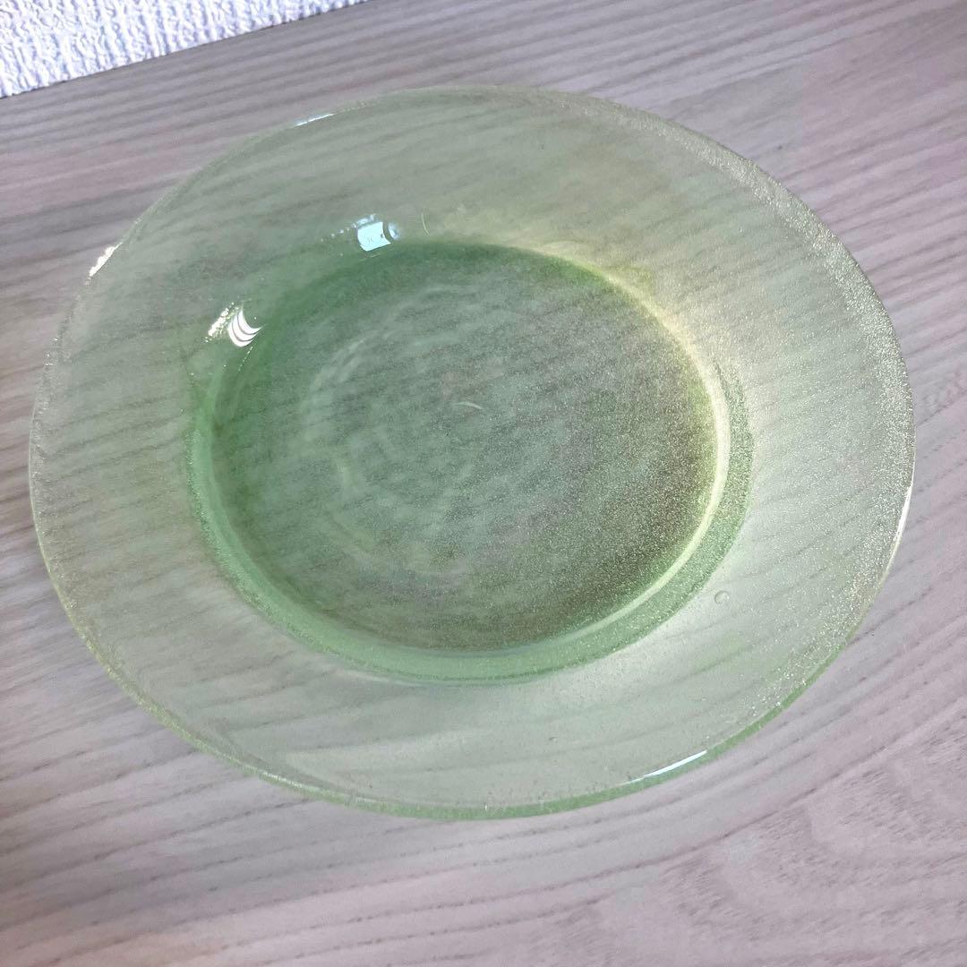 k*o様 【倉敷ガラス】小谷眞三 泡平皿 3枚セット