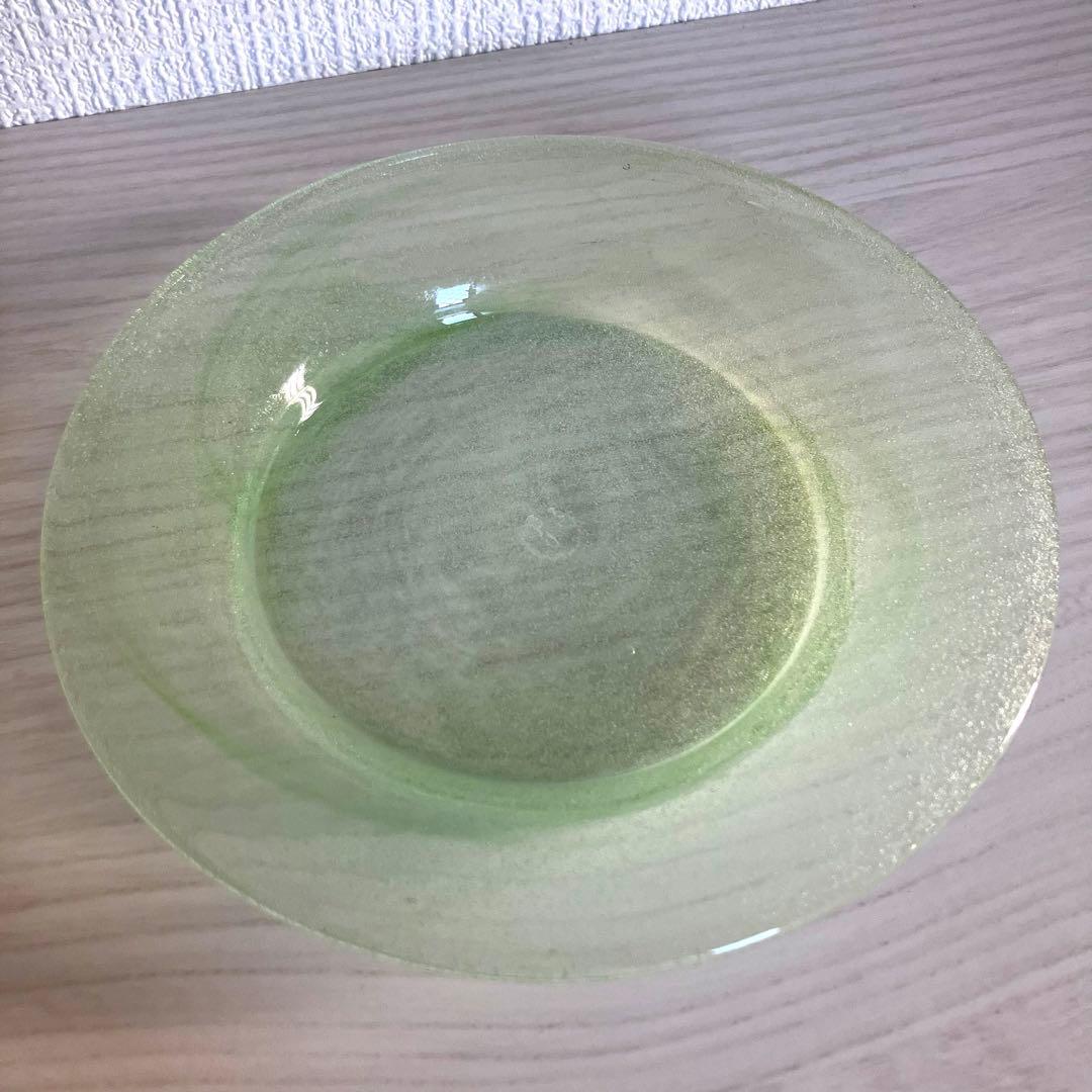 k*o様 【倉敷ガラス】小谷眞三 泡平皿 3枚セット