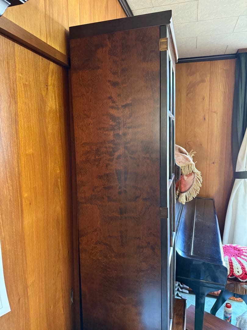 【O-1641】本棚 飾り棚 収納棚 キャビネット サイドボード アンティーク