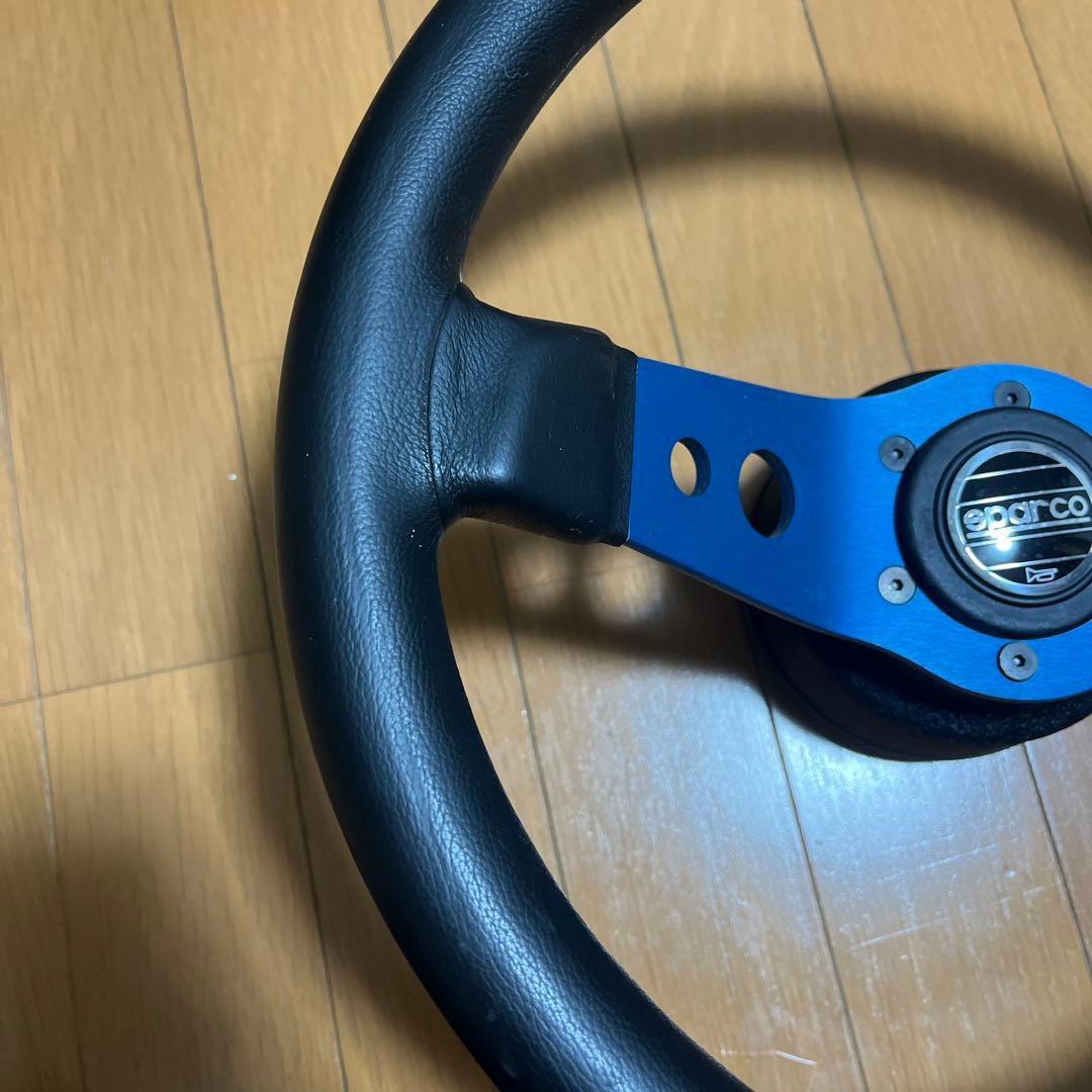 sparco ステアリングホイール 青