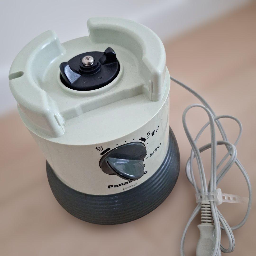 パナソニック 家庭用お茶ミル 電動　まるごと緑茶 臼式　 EU6820P 粉末器