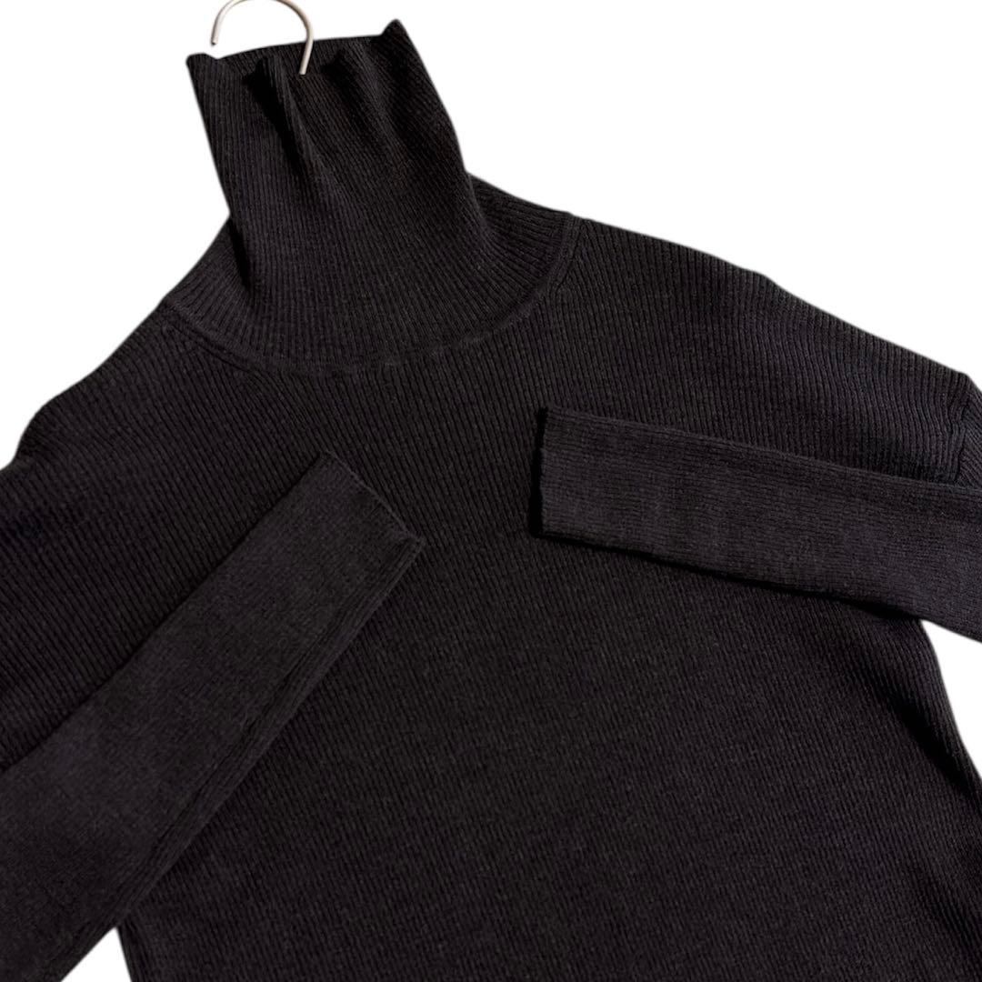 AP STUDIO タートルネック リブニット マキシ ワンピース