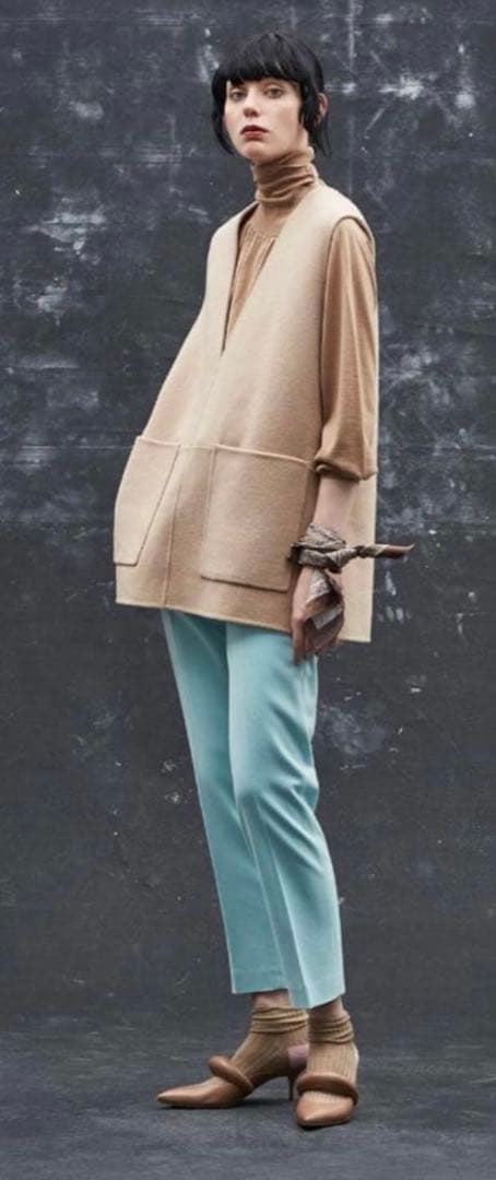 ドゥロワーDrawer ウールリバーコンビベスト　36