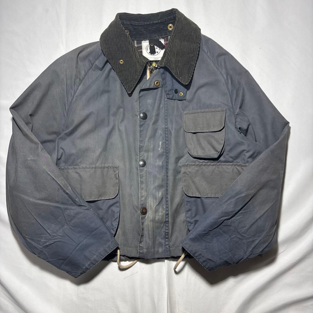 barbour SPEY型　リメイク　ネイビー　スペイ型　brut