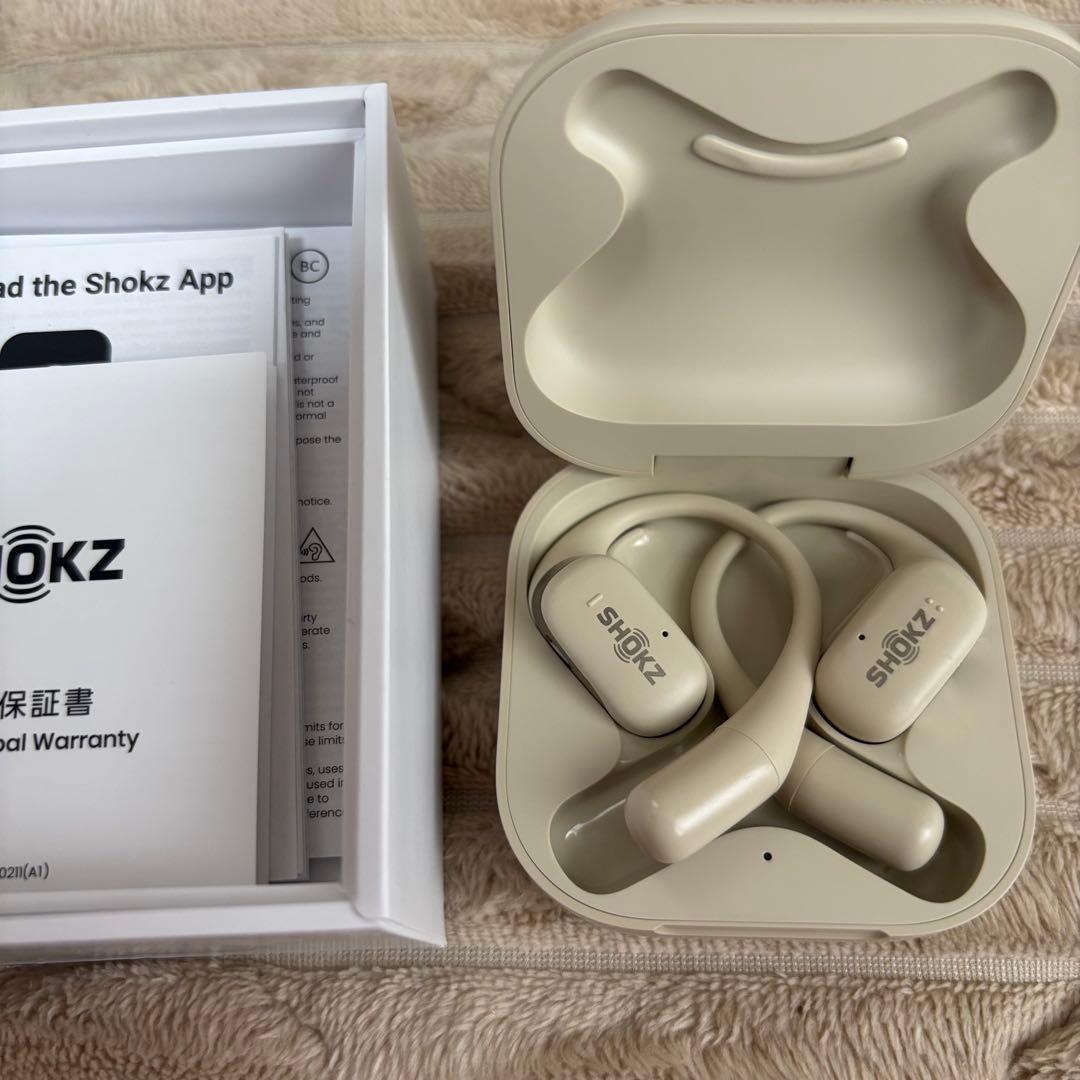 美品♡Shokz OpenFit 完全ワイヤレスイヤホン