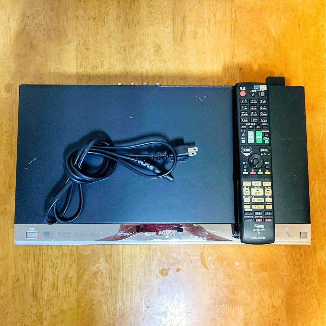 リモコン無し　SHARP ブルーレイレコーダー HDD 1TB 2チューナー