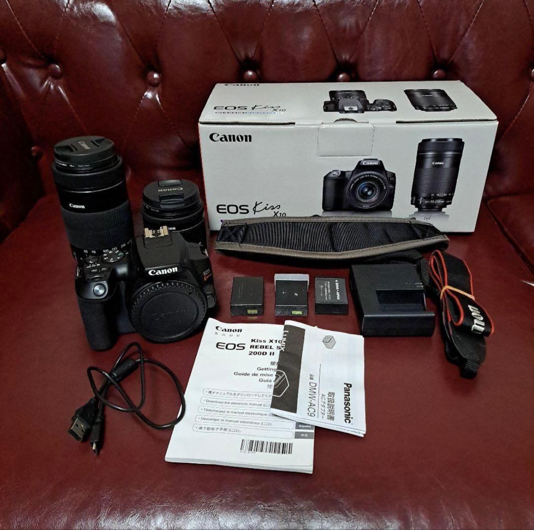 ★美品.Canon EOS Kiss X10 付属品完備★