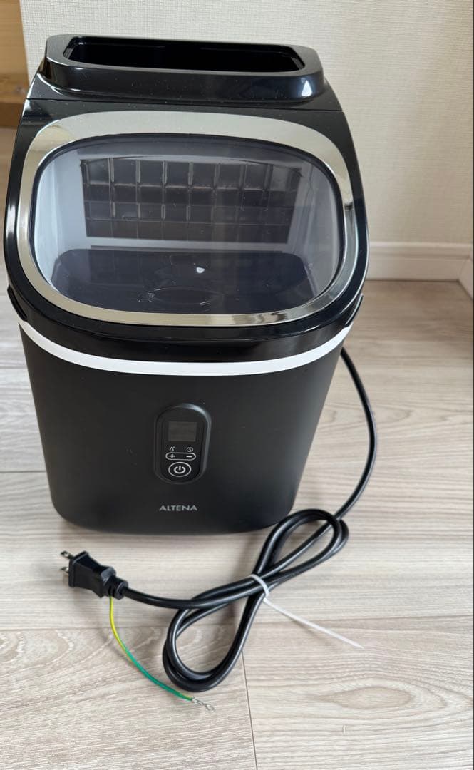 由乃 アルティーナクリアキューブ高速製氷機 ブラック ALTENA