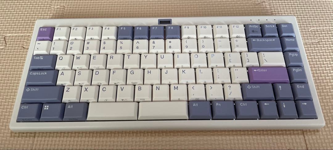 NiZ-L84-3M-PG 無線キーボード Purple White