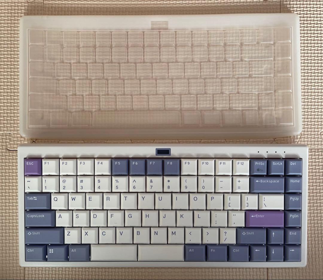 NiZ-L84-3M-PG 無線キーボード Purple White