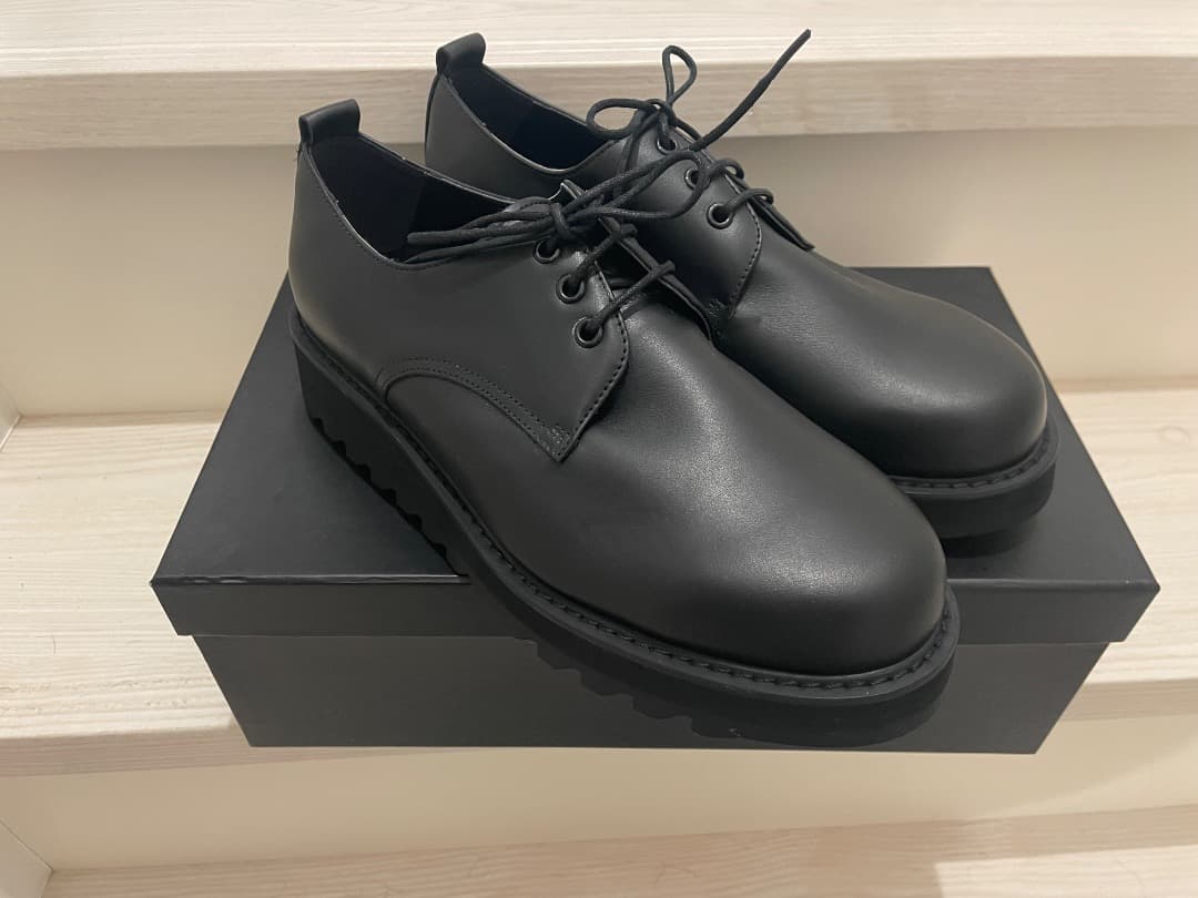 ¥9,800→8,000【未使用】HARE シャークソールダービーシューズ