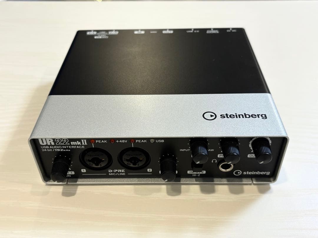 Steinberg UR22mkII オーディオインターフェース 動作確認済み