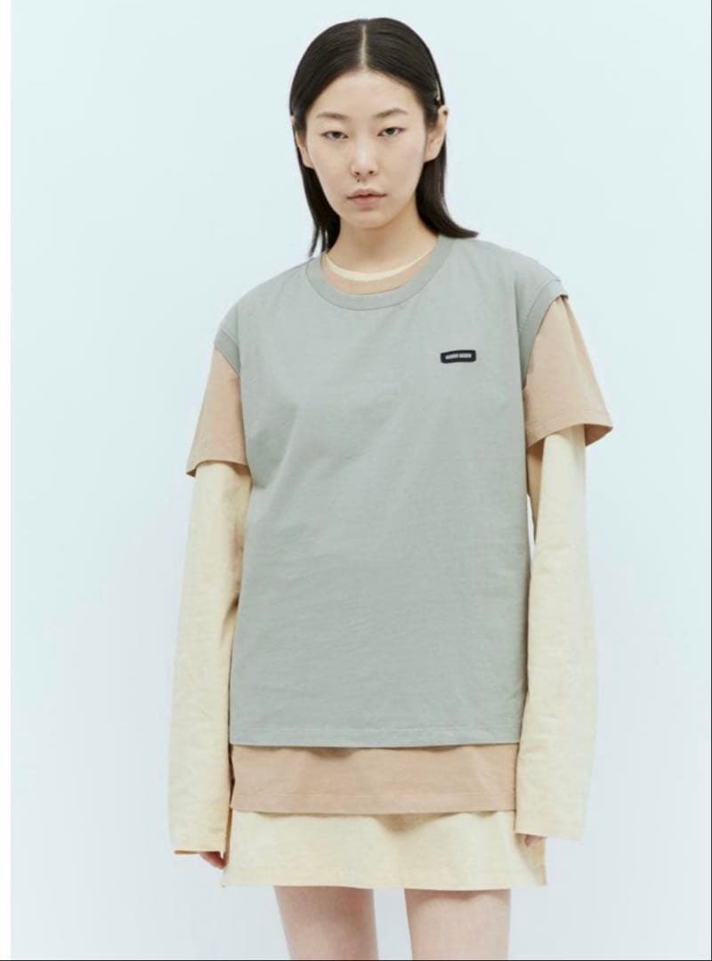 MIUMIU ミュウミュウ　ジャージーTシャツ　3枚セット　xs