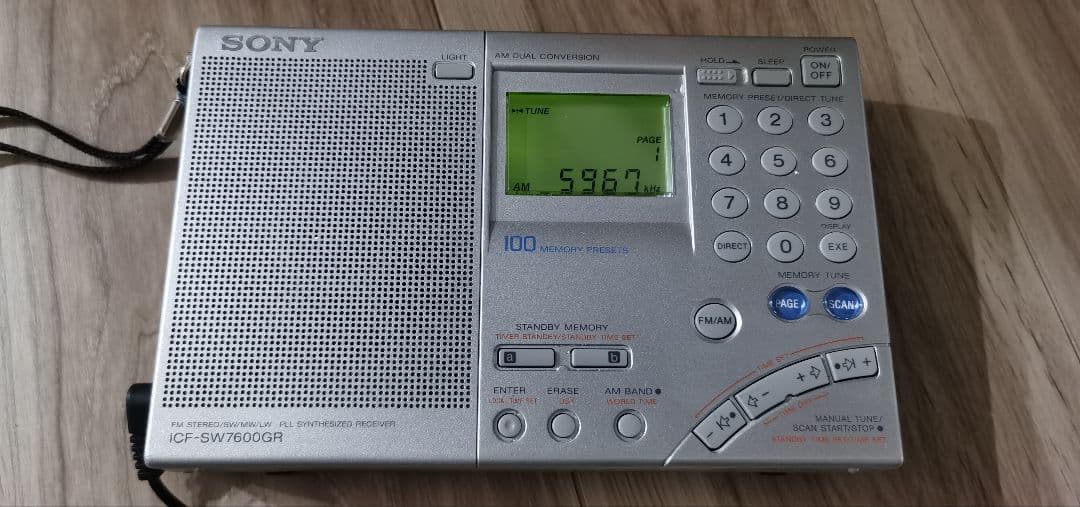 SONY ICF-SW7600GR ポータブルラジオ