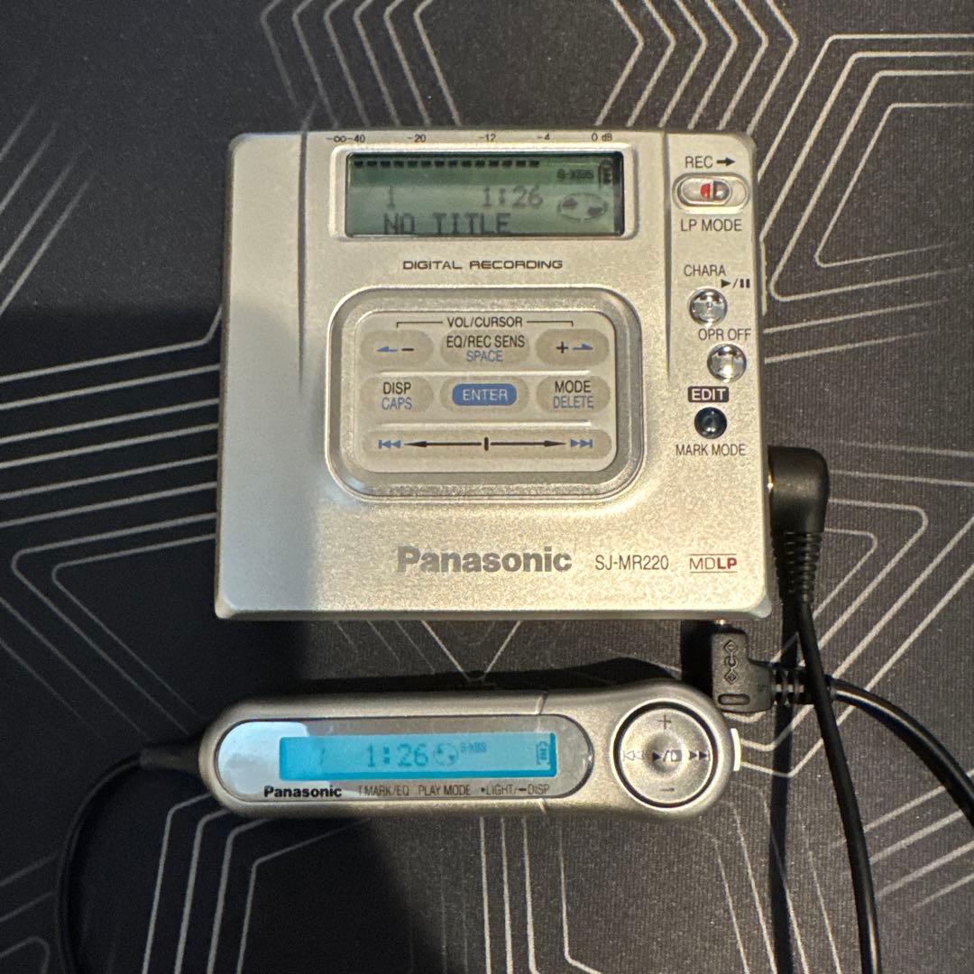 Panasonic MDプレーヤー SJ-MR220