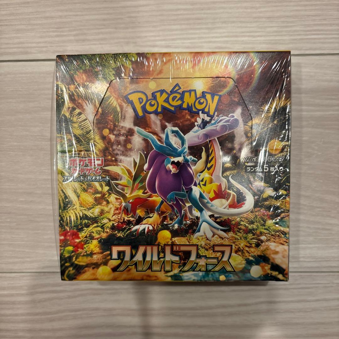 【未開封】ポケモンカードゲーム ワイルドフォース　1ボックス　シュリンク付き