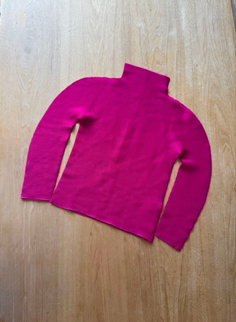 【イッセイミヤケ】me カットソー　ピンク