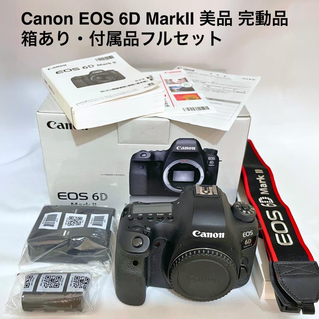 キヤノン EOS 6D mark2 美品完動品 付属品全部 ショット数57450