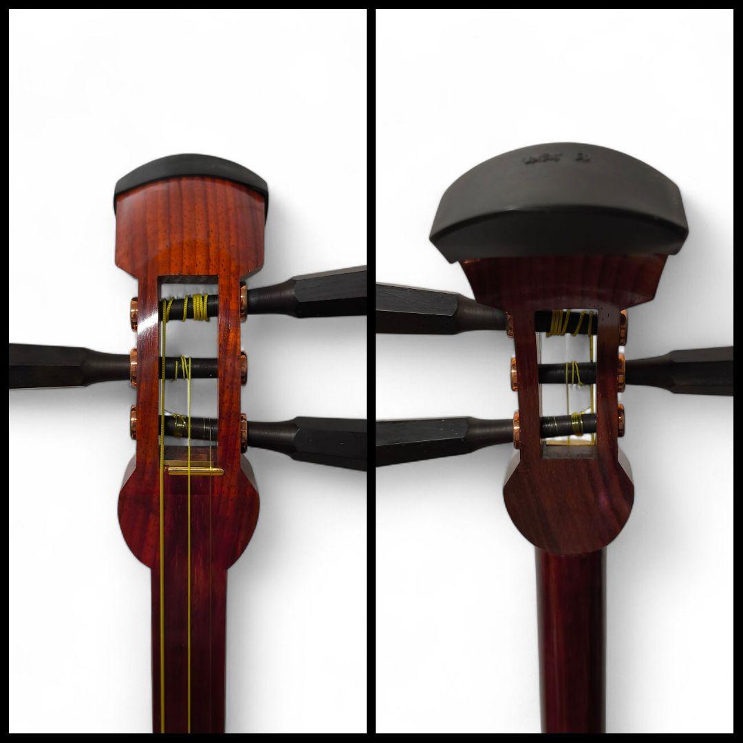 美品！日本和楽器製造 銀河印 にちわ印 津軽三味線 入門セット（合成皮・花梨材）