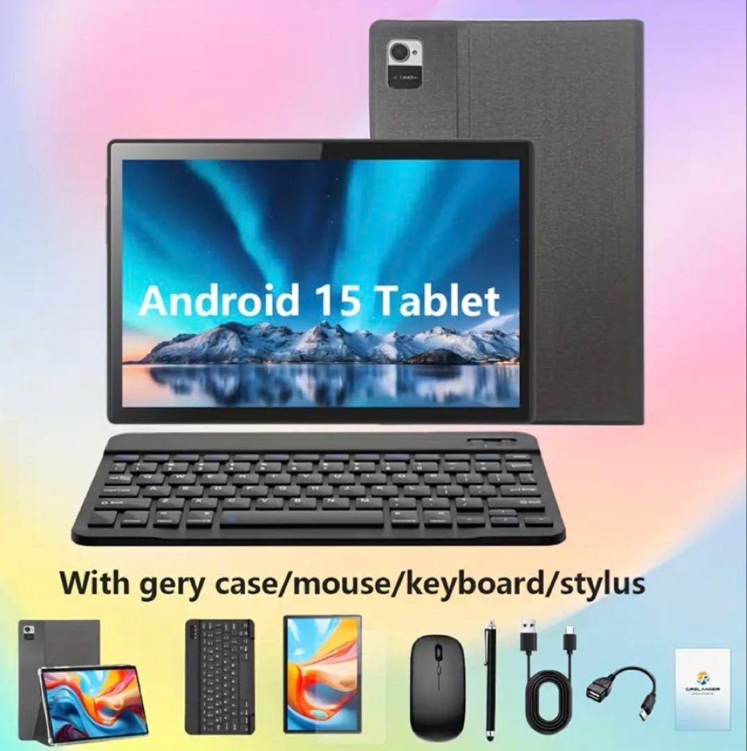 【新品未使用】Android タブレット ケース キーボード マウス等7点セット