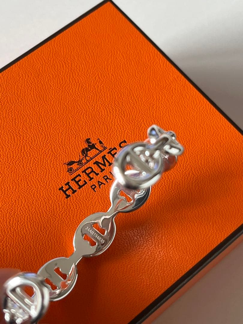HERMES エルメス シェーヌダンクル アンシェネ ブレスレット SHサイズ