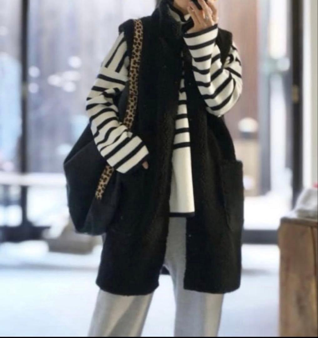 ジャーナルスタンダード ラックス　ARMEN　アーメン　ロング フリース ベスト