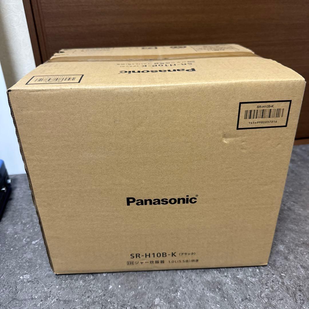 新品未開封品パナソニック SR-H10B-K IHジャー炊飯器 5.5合炊き 黒