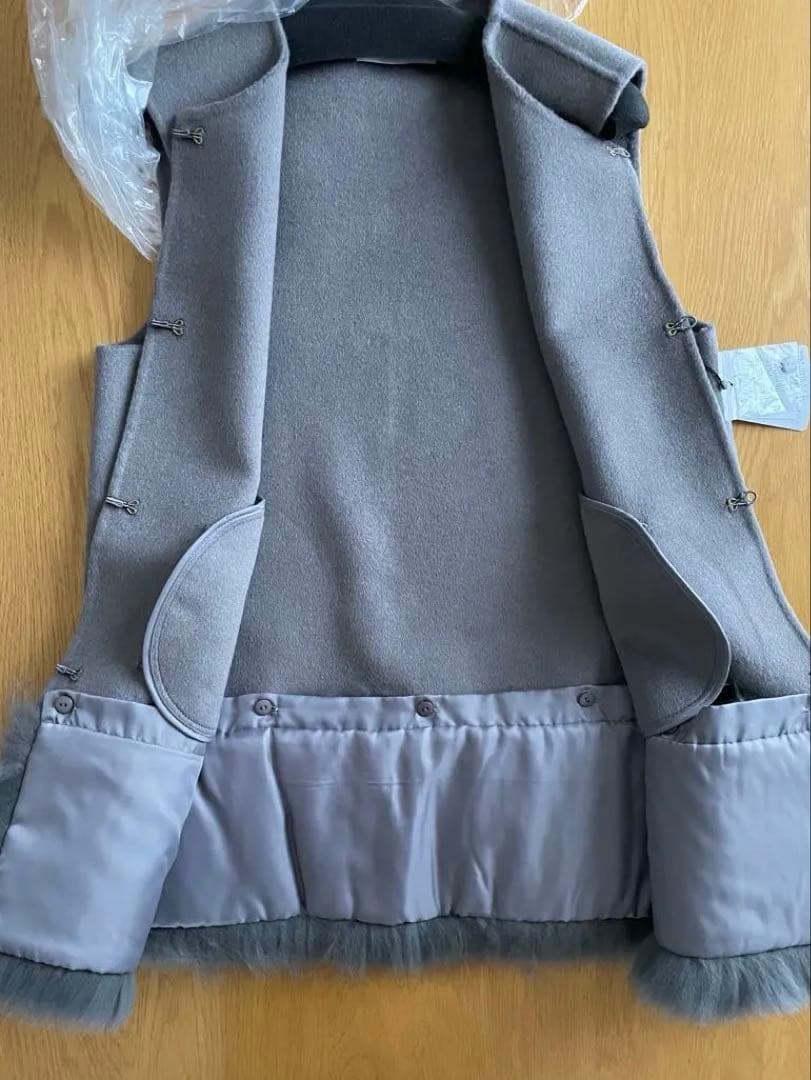 ヤマダヤ　スコットクラブ　新品未使用　ファー、ジレベスト