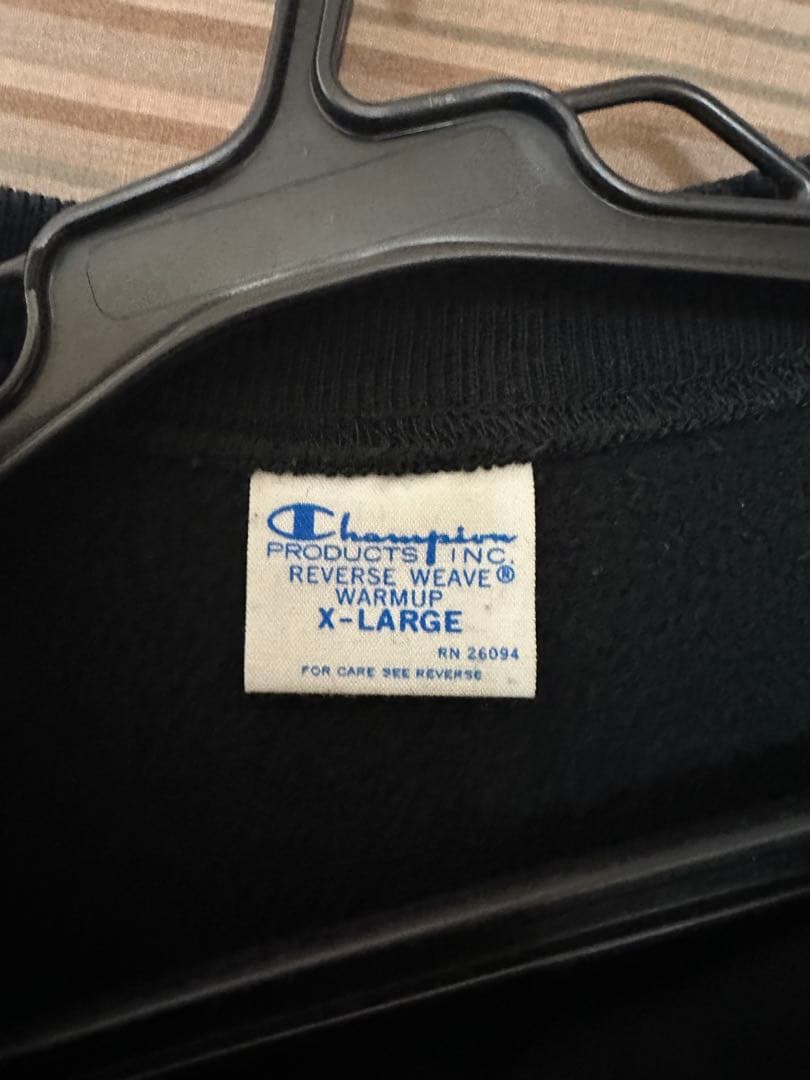 Champion リバースウィーブ トレーナー X-LARGE ブラック