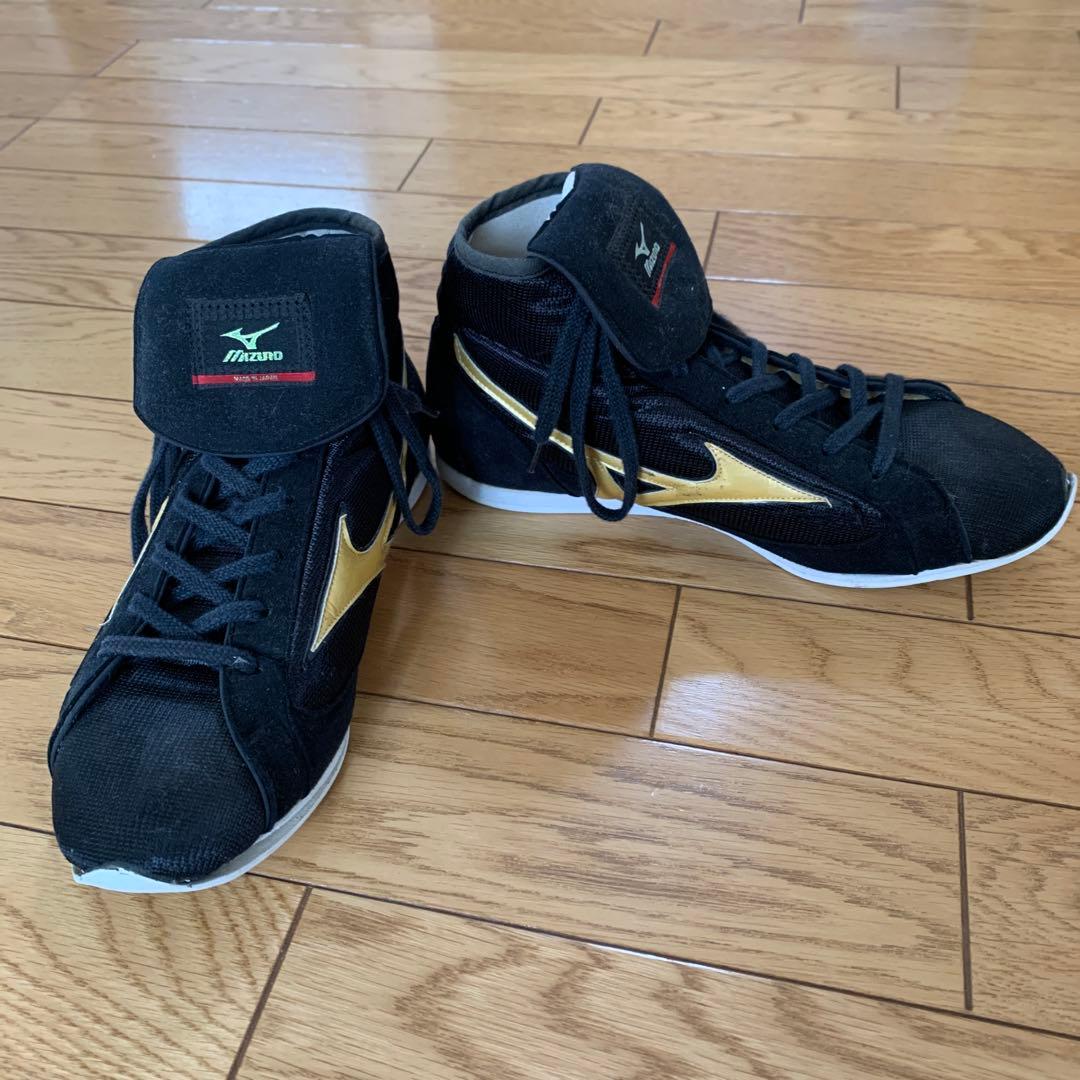 Mizuno イージースペクトラ　ボクシングシューズ ブラック/ゴールド
