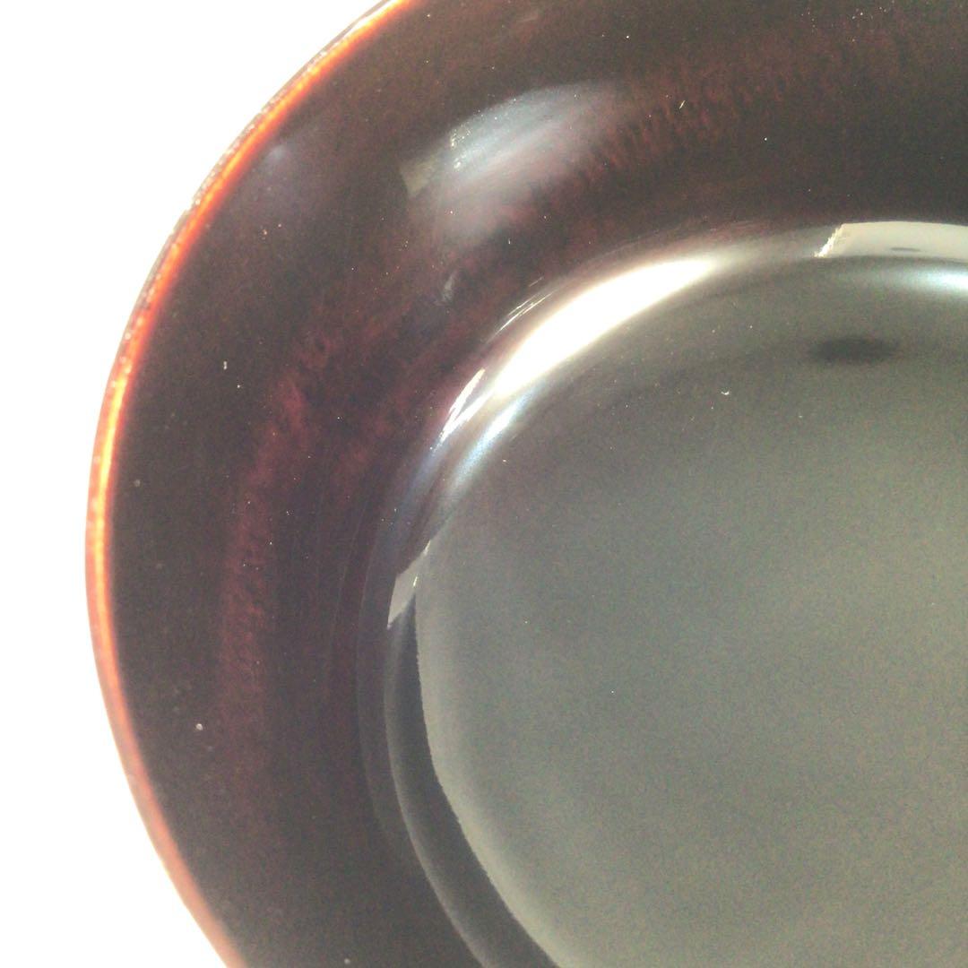 Ｍ７８４　棗　『和田瑾斎作』『独楽塗』『平棗』　共箱　茶道具