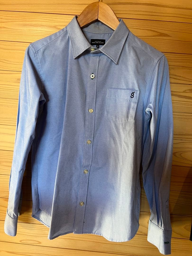 green label relaxing ネイビー ストライプ スーツセット