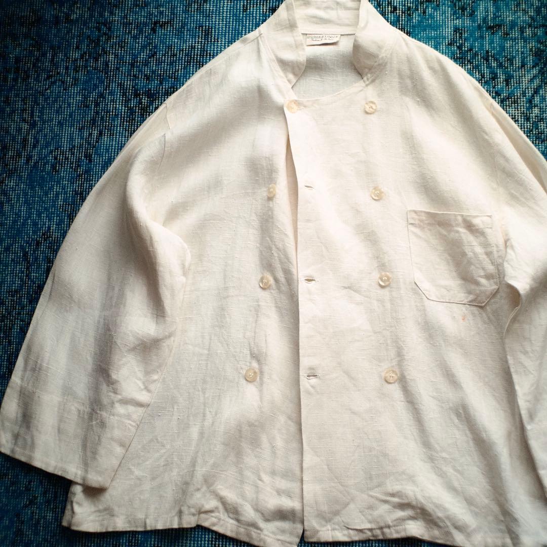 ジャケット・アウター 80s 90s USA linen double-breasted jacket