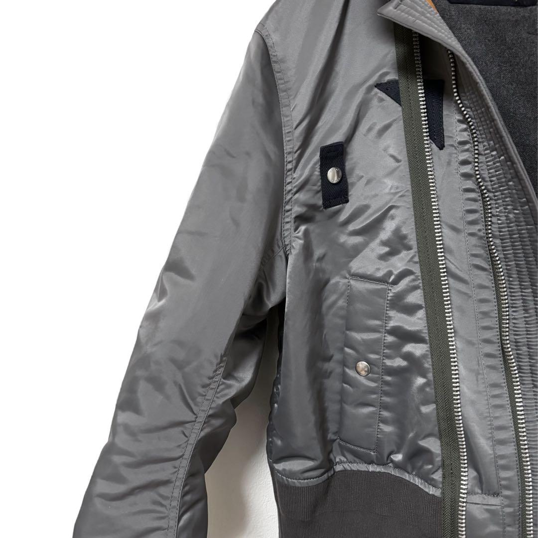 sacai　 22AW　Nylon Twill Mix Coat