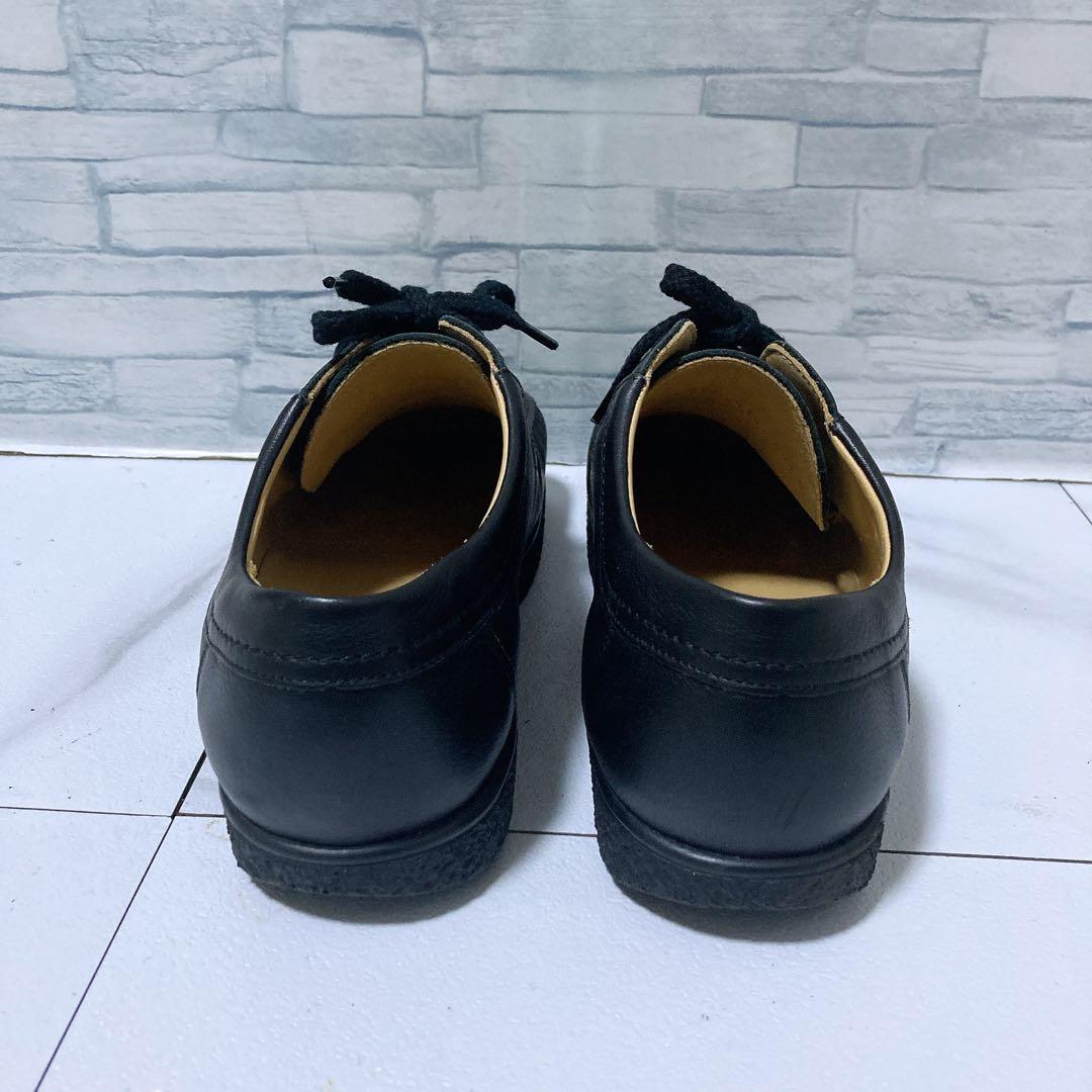 極美品 jacoform ヤコフォーム コンフォートシューズ 革靴 黒 24.5