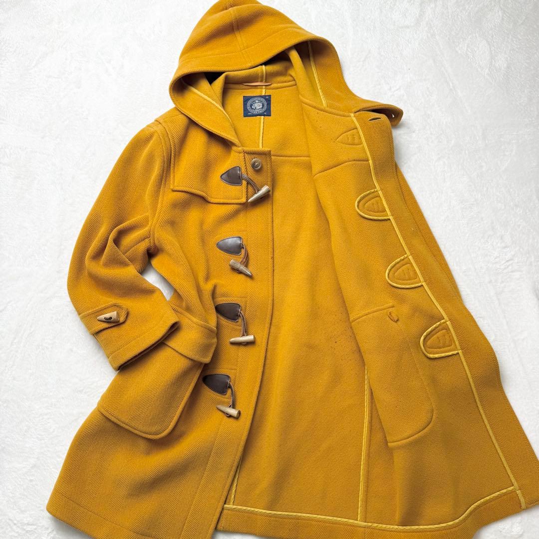 希少色 j.press 2147 ヘリンボーン ダッフルコート イエロー