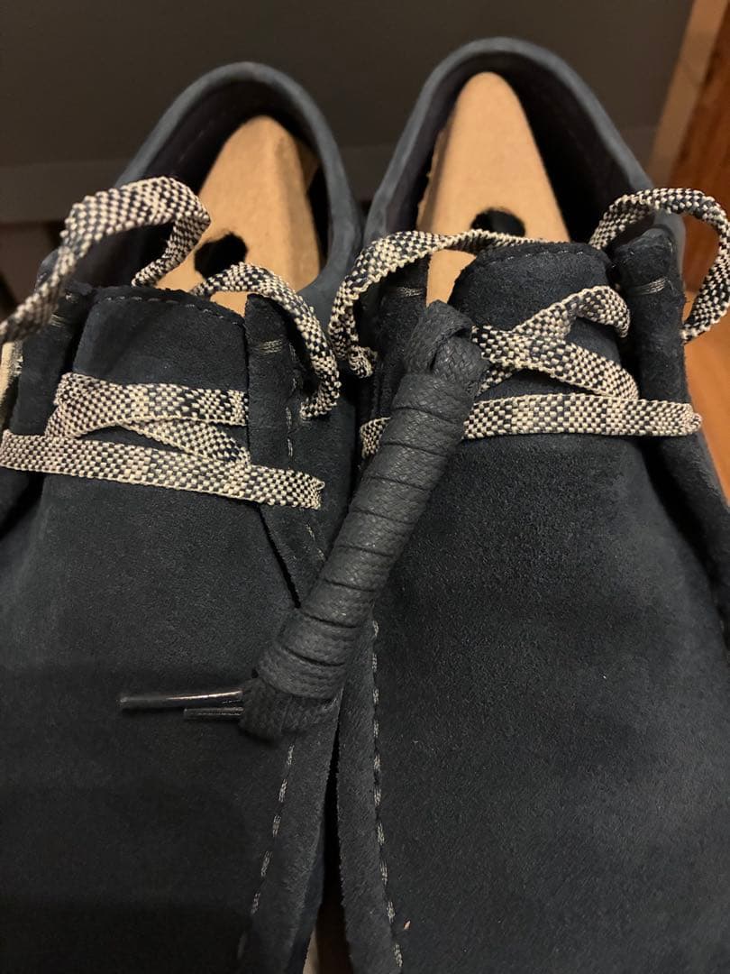 Clarks WallabeeEVO ネイビー スエード ワラビー UK6