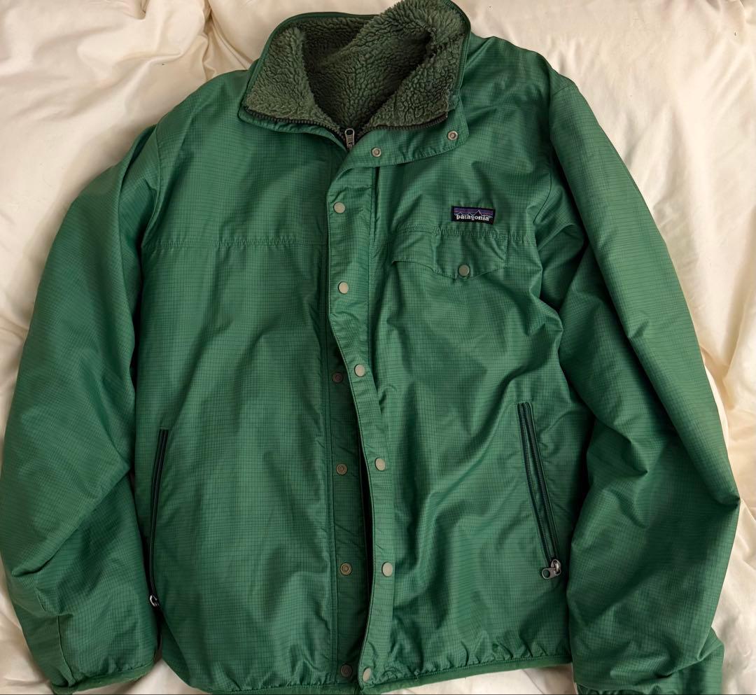 【希少】パタゴニア リバーシブル スナップジャケット 00s L相当 値下交渉可