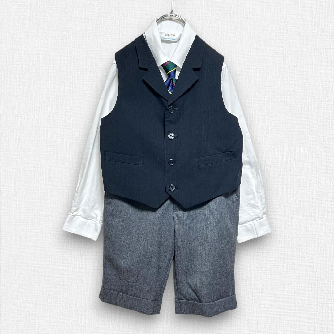 ●美品【130cm】CHOPIN with KodomoBEAMSスーツ卒園入学