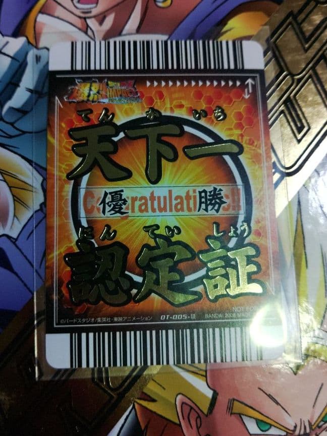 【優勝】爆裂インパクト【天下一認定証】