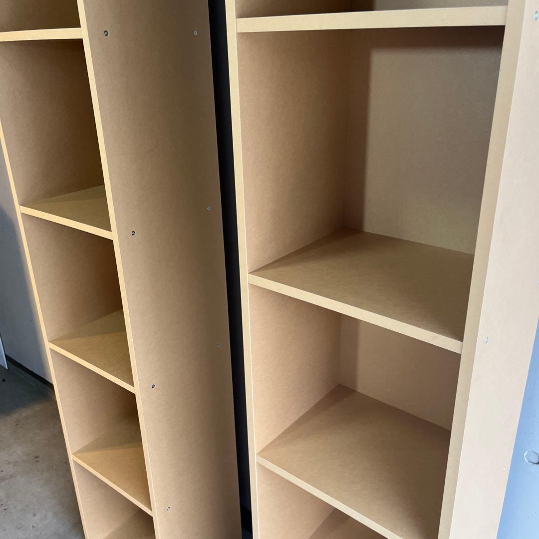 美品・廃盤希少★無印 パルプボードボックス・タテヨコＡ４サイズ・５段 ２個セット