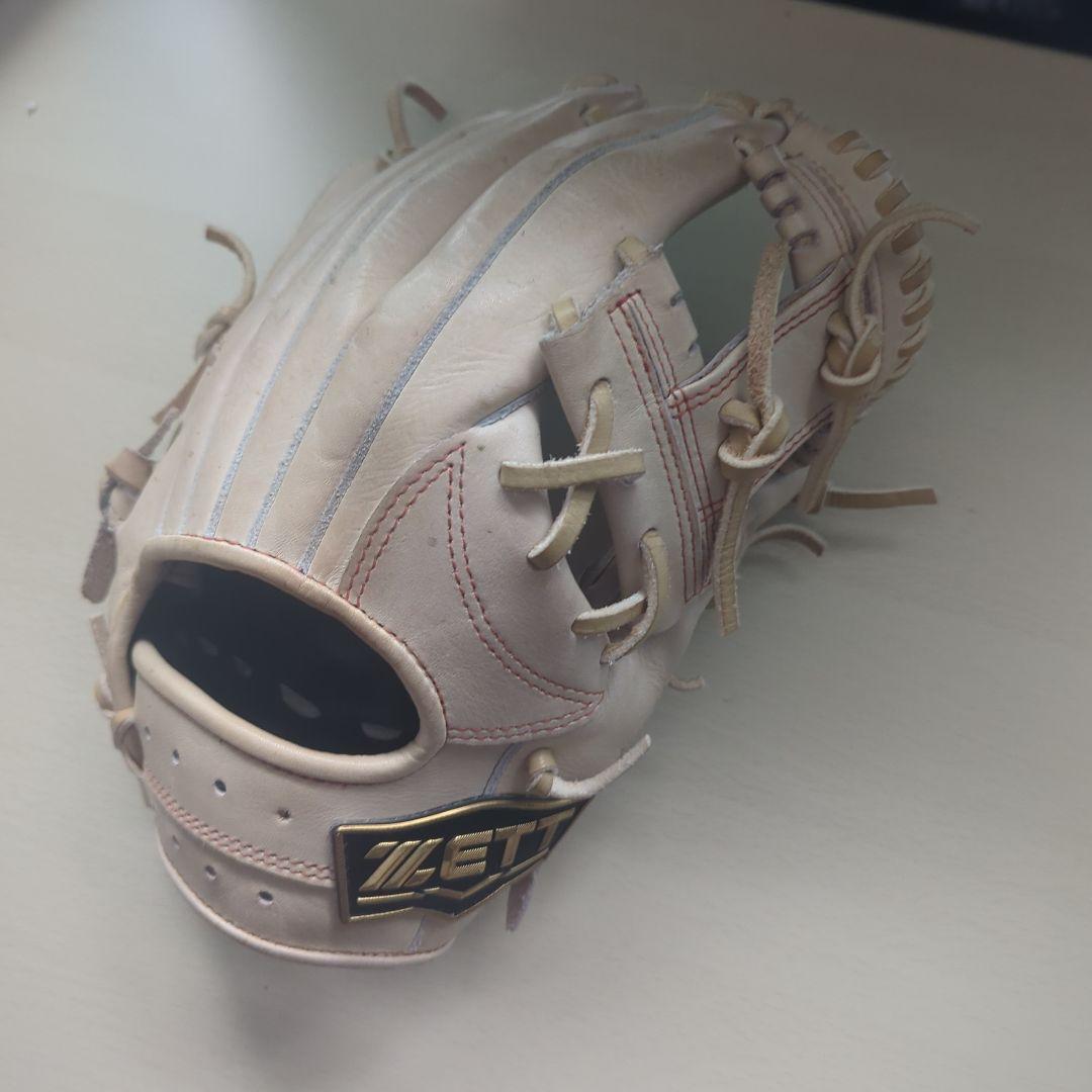 m*-様 ZETT 少年用 軟式グローブ キャメルカラー