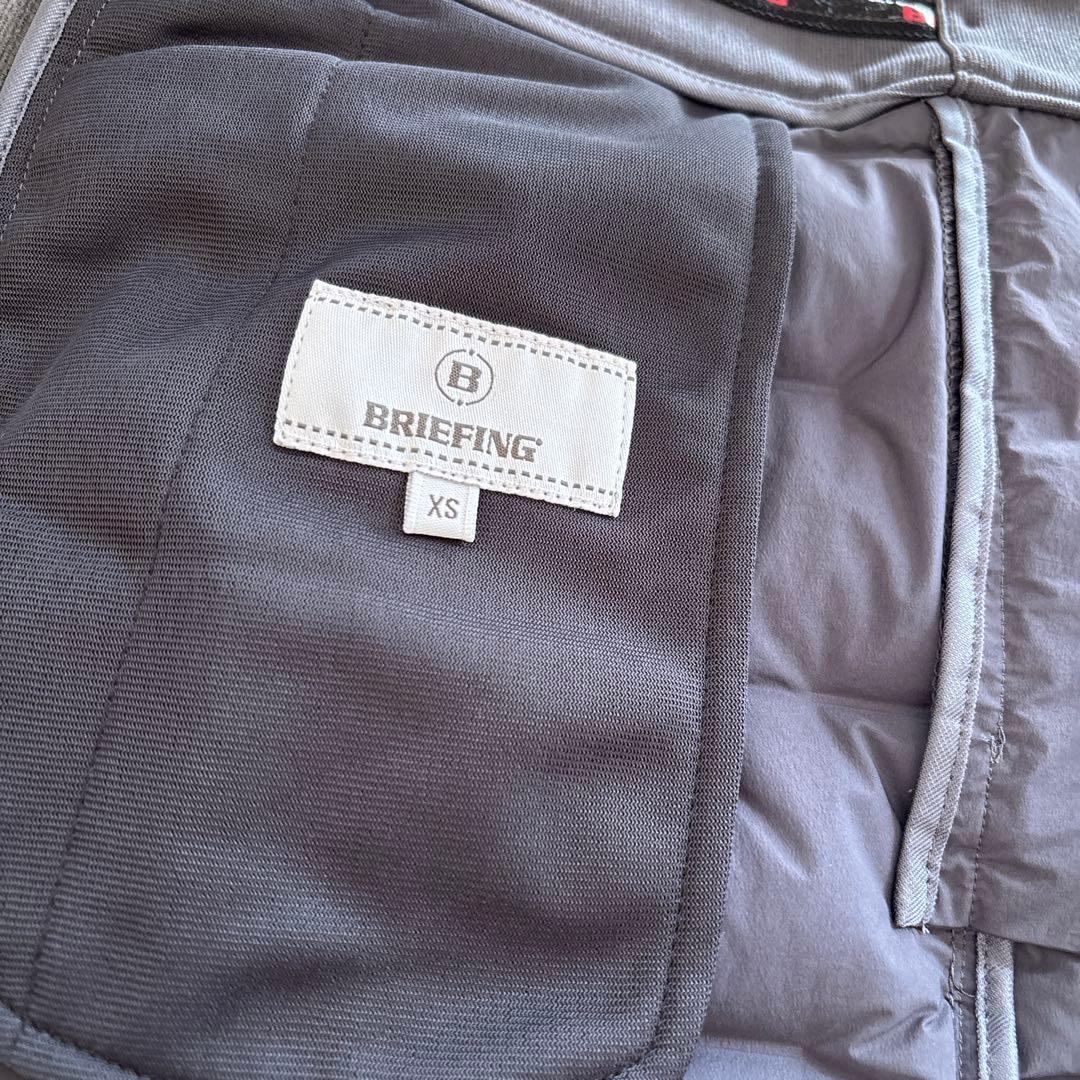 ブリーフィング　ハイブリッドダウンスカート　XS グレー　ホワイトロゴ　未使用