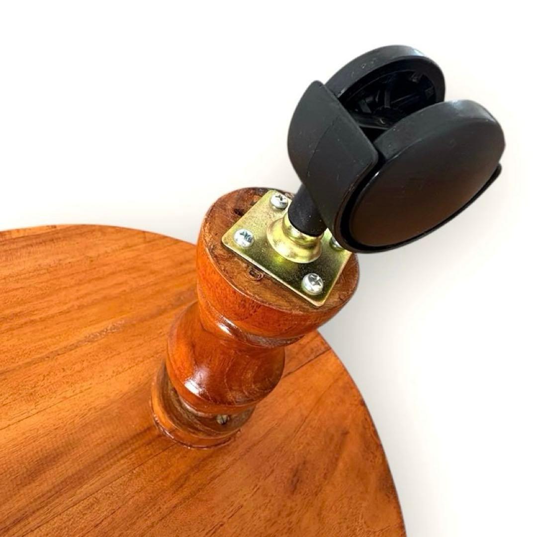 希少✨木製 アンティーク キッチンワゴン ワインホルダー レトロ 木彫装飾