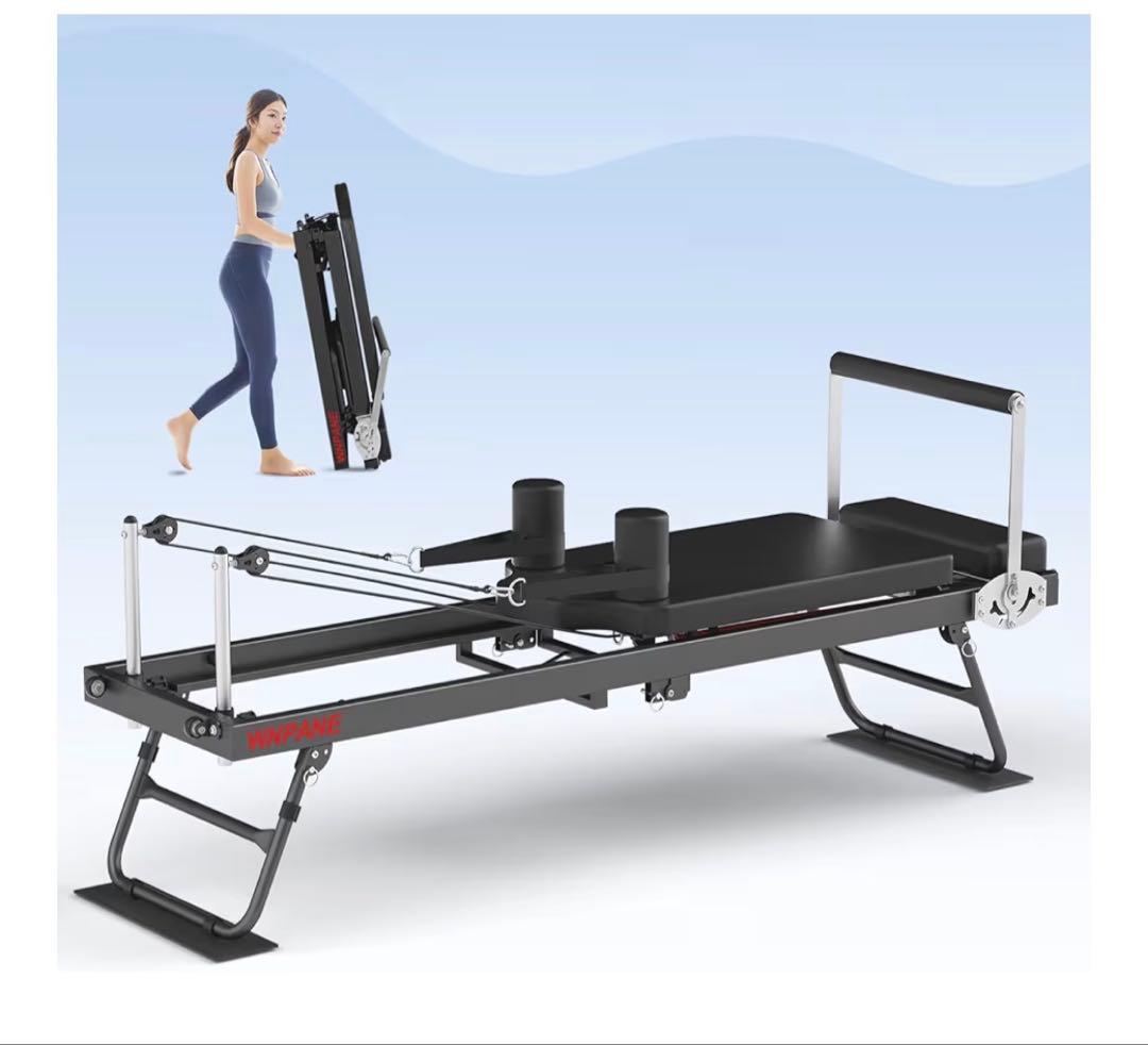 y*m様 WNPANE 折りたたみ式ピラティスリフォーマー 家庭用ピラティスマシ